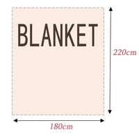 Одеяло хвърляне на одеяло удобно обвиване на одеяло одеяло за подарък за семейни приятели любители плаж одеяло D