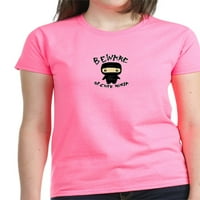 Cafepress - Сладка женска тъмна тениска на нинджа - женска тъмна тениска