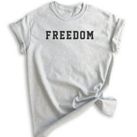Свобода тениска, Унисе дамска мъжка риза, патриотична риза, Патриот риза, Хедър Аш, среден