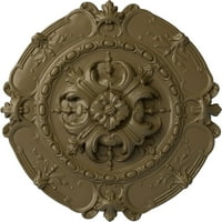 Екена Милуърк 1 2 од 3 8 п Саутхемптън таван медальон, Ръчно рисувана Мисисипи кал