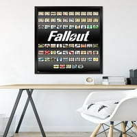 Fallout - Emojis Tall Poster, 22.375 34 рамки