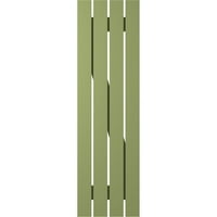 Екена мелница 1 2 в 72 х Америкрафт четири борда екстериор истински дърво разположени борда-н-Батен щори з-бар, мъх зелено