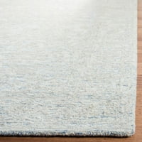Glamour Excine Abstract Area Rug, Blue Ivory, 4 '6'